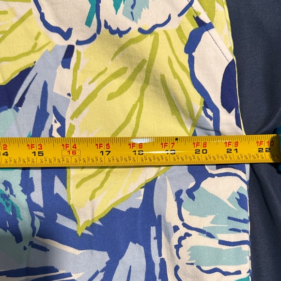 Floral Blue and Yellow Women's Skort - Picture 8 of 8